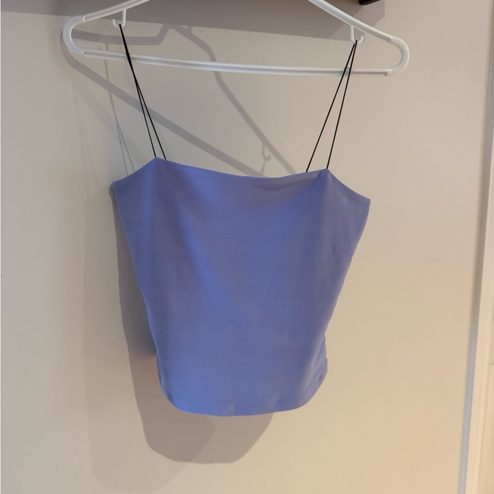Chic Periwinkle Camisole with Spaghetti Straps